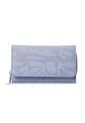 Billetera Mujer Texture Grande Con RFID Blocker Morada de Totto