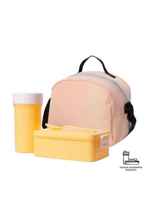 Lonchera Con Aislamiento Térmico Estoril Durazno