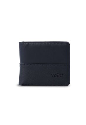 Billetera Hombre Saffiano Con RFID Blocker Azul