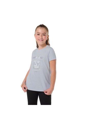 Camiseta Para Niña Proyect Gris Totto
