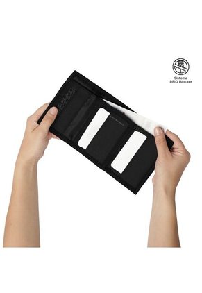 Billetera Riva Mee Con RFID Blocker Negra
