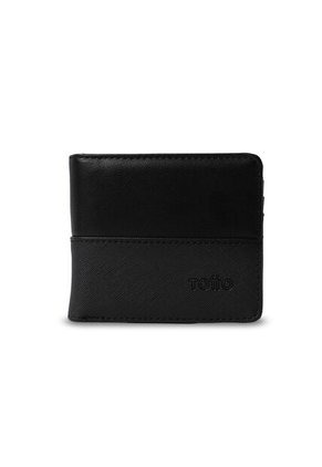 Billetera Hombre Saffiano Con RFID Blocker Negra