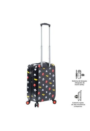 Maleta De Viaje 360 Mickey Iconic Color Negro