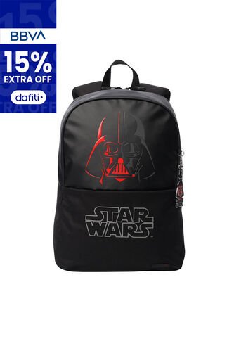 Morral Para Hombre Darth Vader Mediano Negro Totto