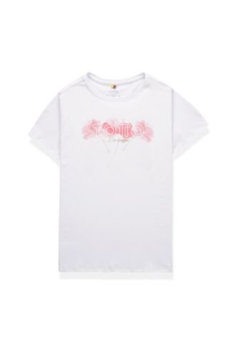Camiseta Para Mujer Luxxel Blanca Totto