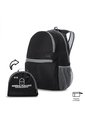 Morral De Viaje Plegable Noka 20 Grande Negro de Totto