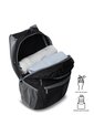Morral De Viaje Plegable Noka 20 Grande Negro de Totto