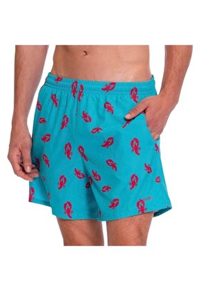 Pantaloneta Estampada Para Hombre Lown Verde