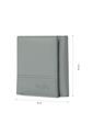 Billetera Para Hombre Saffiano Aqi Gris Con RFID Blocker de Totto