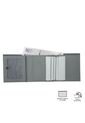 Billetera Para Hombre Saffiano Aqi Gris Con RFID Blocker de Totto