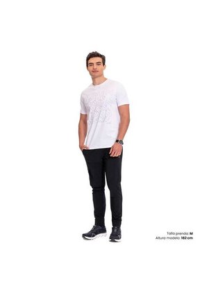 Camiseta Estampada Para Hombre Primen Blanca