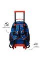 Morral Con Ruedas Niño Spiderman Pop Mediano Azul de Totto