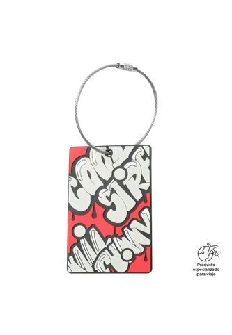 Etiqueta Identificador Para Maleta De Viaje Travel Tag Roja Totto