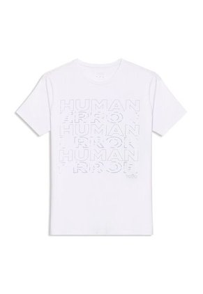 Camiseta Estampada Para Hombre Primen Blanca