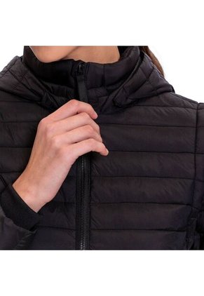 Chaqueta Acolchada Para Mujer Chalina 2 En 1 Negra