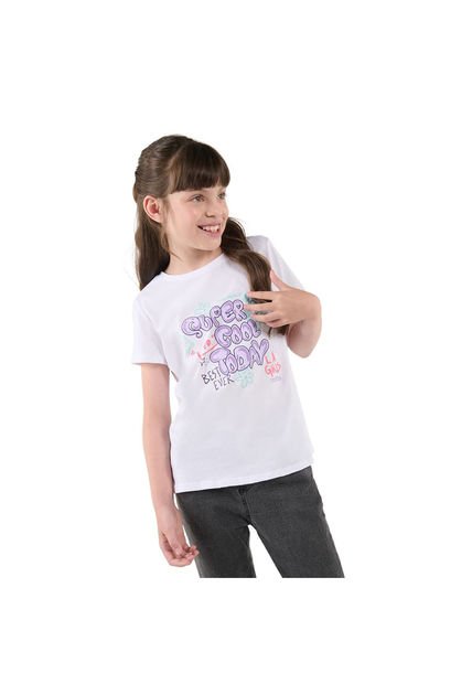 Camiseta Para Niña Salak 1 Blanca