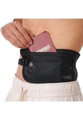 Canguro Invisible De Viaje Security Con RFID Blocker Negro