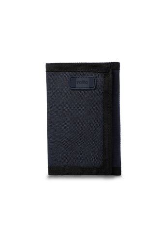 Billetera Hombre Riva Mediana Con RFID Blocker Azul Totto