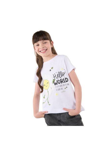 Camiseta Para Niña Salak 2 Blanca