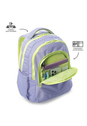 Morral Universitario Porta PC 15.4" Luciano 2.0 Morado Mujer