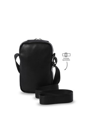 Bolso Para Hombre Indi Tipo Crossbody Pequeño Negro