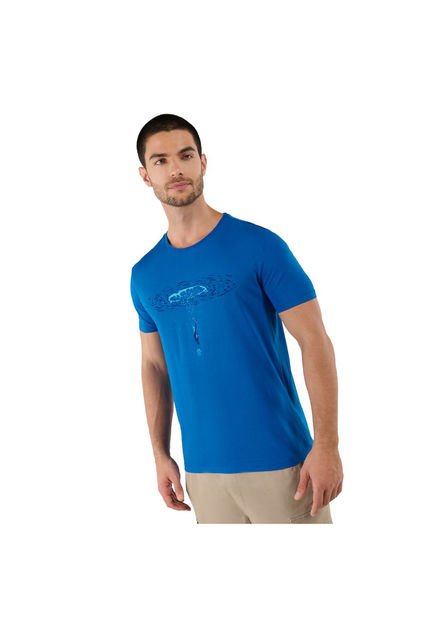 Camiseta Para Hombre Atena Azul
