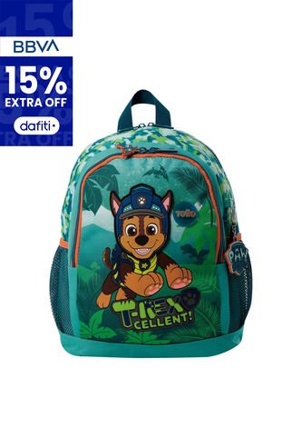 Morral Escolar Para Niño Paw Patrol Mediano Verde Totto