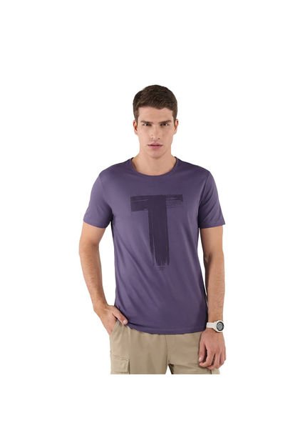 Camiseta Para Hombre Atena Morada