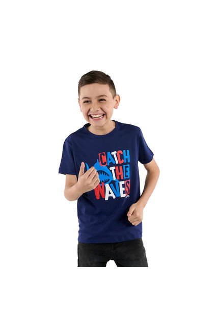 Camiseta Para Niño Lotto 3 Azul