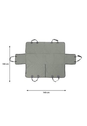 Protector De Carro Para Mascotas Silla Trasera Ride Verde