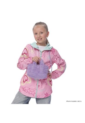 Bolso De Peluche Para Niña Fluffy Morado