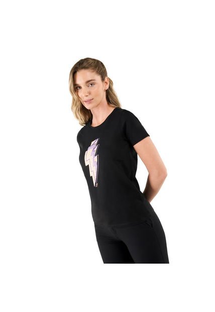 Camiseta Para Mujer Dusti Negra