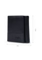Billetera Para Hombre Saffiano Aqi Con RFID Blocker Negra de Totto