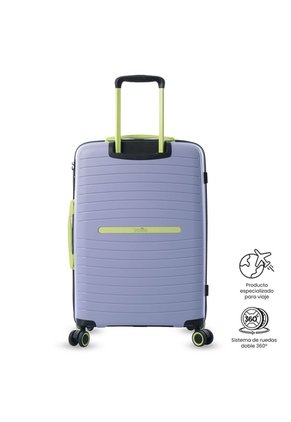 Maleta De Viaje Mediana 360 Wave 2.0 Morada