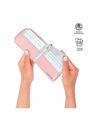 Billetera Style Met Rosada Pequeña