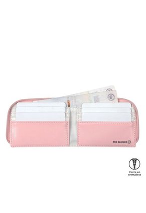 Billetera Style Met Rosada Pequeña