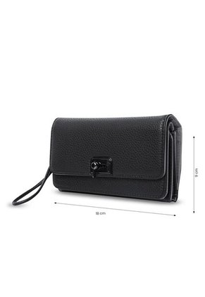 Billetera Para Mujer Smooth Sub Con RFID Blocker Negra