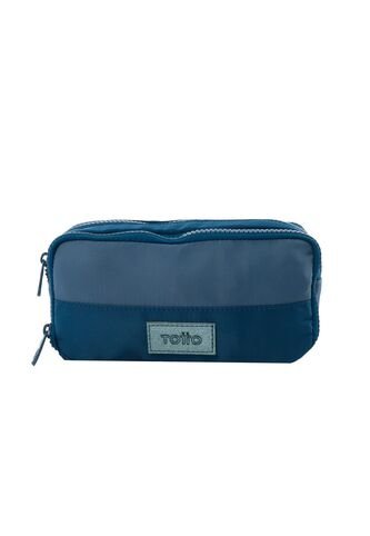 Cartuchera Escolar Cluw Azul/Gris Totto