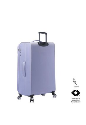 Maleta De Viaje 23 Kg 360 Liviana Bodega Morada