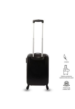 Maleta De Cabina 360 Stampy 2.0 10 Kilos Negra