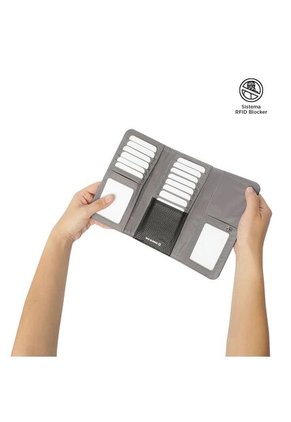 Billetera Smooth Sub Con RFID Blocker Negra