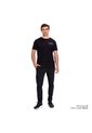 Camiseta Estampada Para Hombre Star Wars Dark Side Negra de Totto