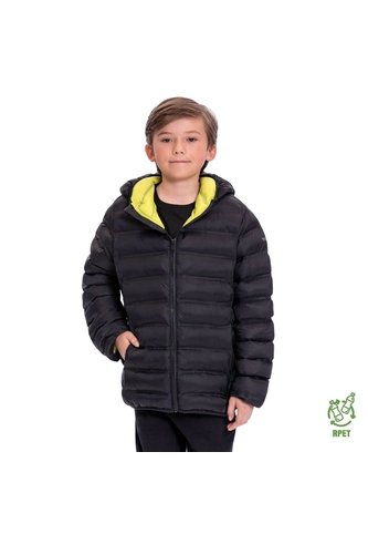 Chaqueta Para Niño Colorkid 2.0 Acolchada Color Negra Totto