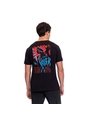 Camiseta Estampada Para Hombre Star Wars Dark Side Negra de Totto