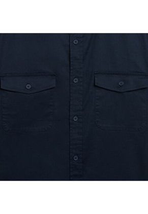 Camisa Para Hombre Manga Corta Garnet Azul