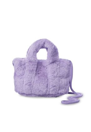 Bolso De Peluche Para Niña Fluffy Morado