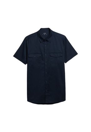 Camisa Para Hombre Manga Corta Garnet Azul