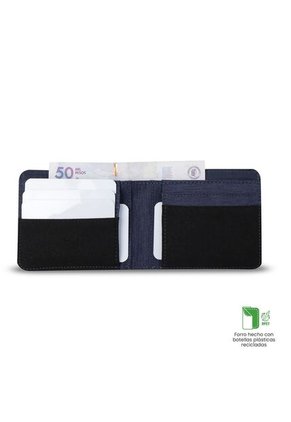 Billetera Para Hombre Lad Con RFID Blocker Azul