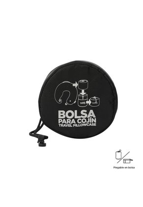 Funda De Almohada De Viaje Lugga Negro