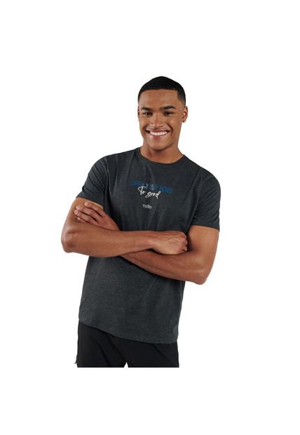 Camiseta Para Hombre Atena Gris